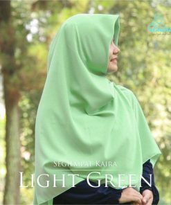 Jilbab Elmina Segiempat Kaira Polos Light Green-150cm