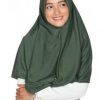 Jilbab Hijab Alsa Khimar Berri - Hijau Army