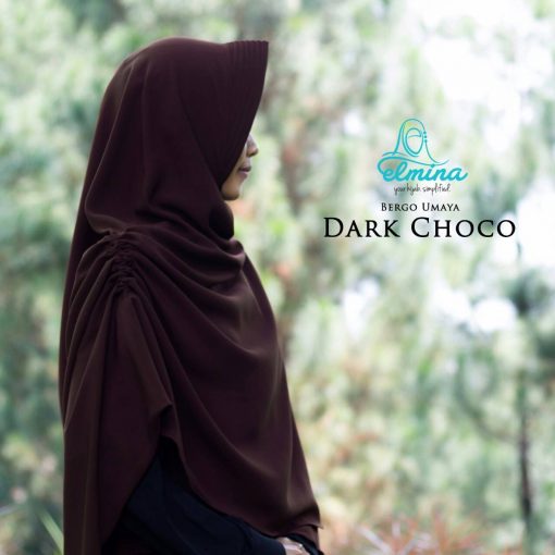 Jilbab Elmina Bergo Umaya Dark Choco